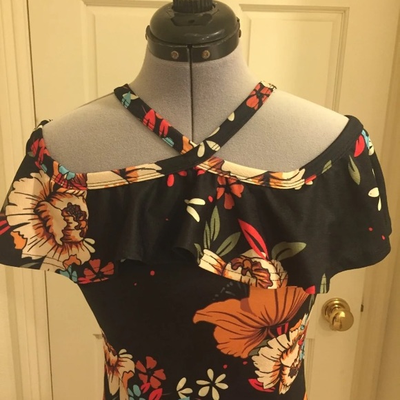 dress Women’s Sm, Floral Spandex New - Picture 2 of 8